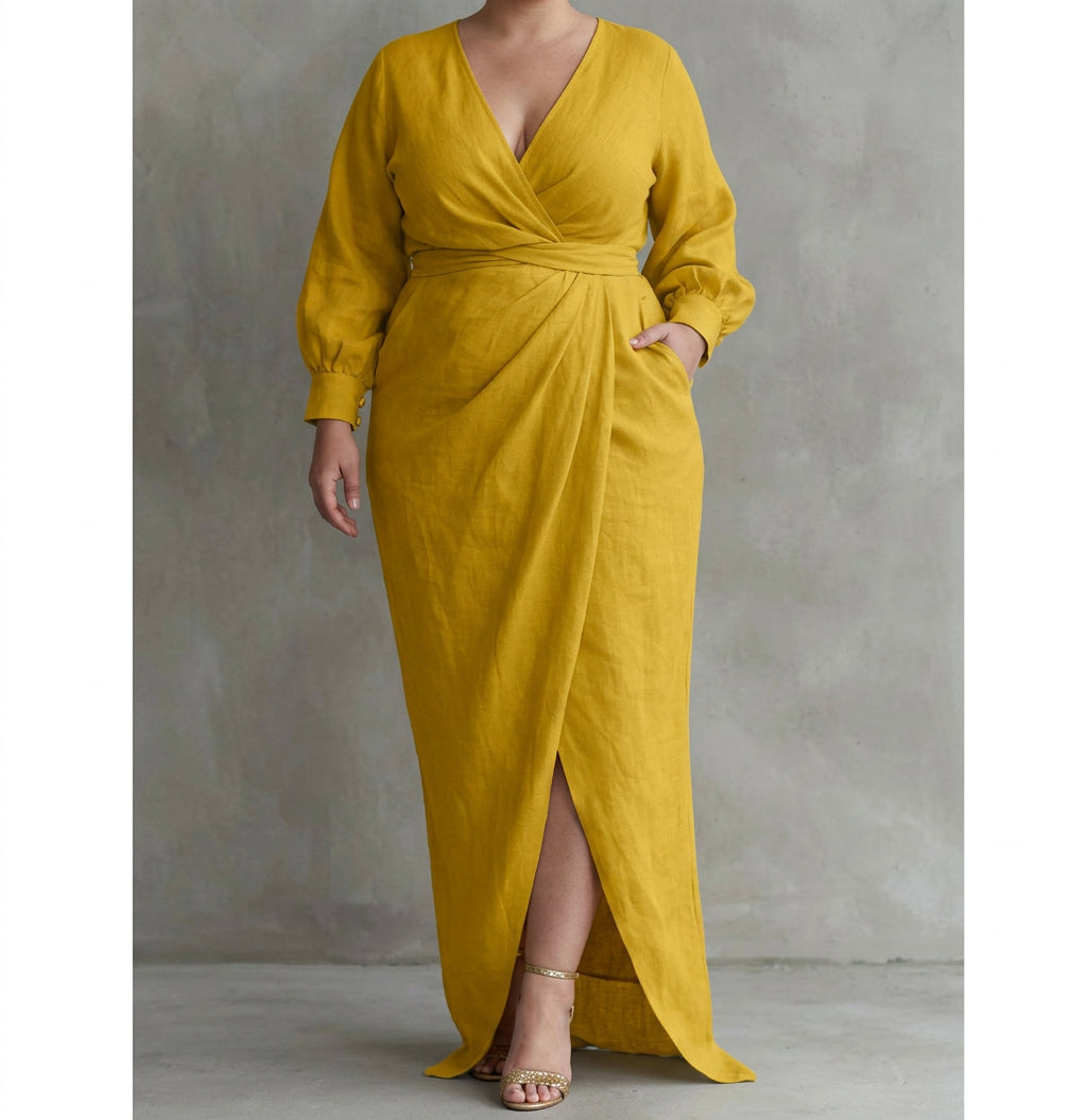 Petra Waist-Cinching Dress: Elegant Feminine Silhouette