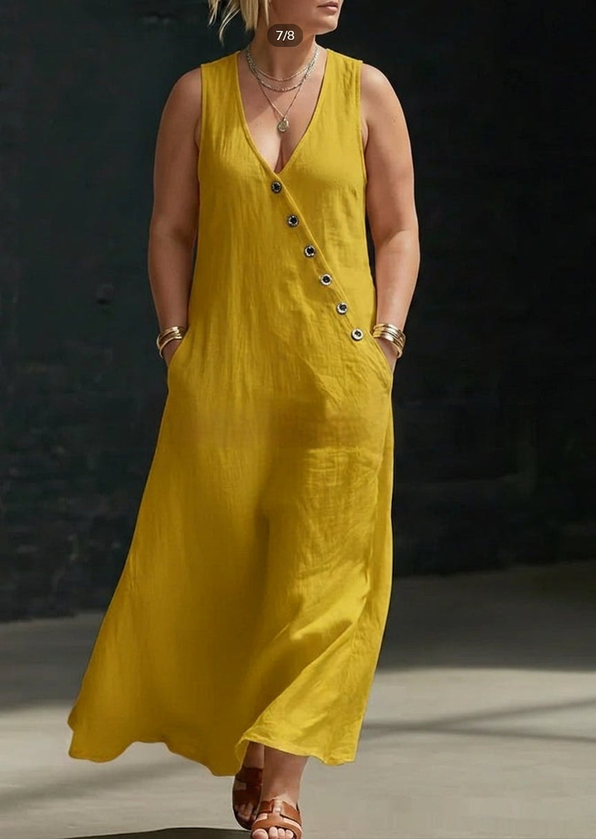 Mira Buttoned Dress: Timeless Everyday Elegance