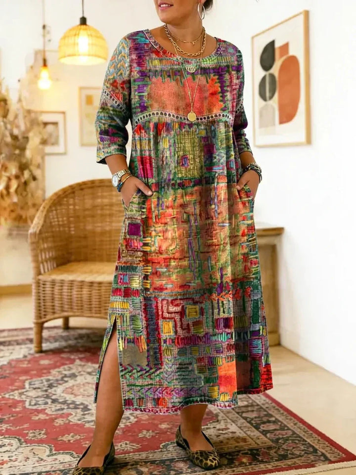 Kit | Printed Midi Dress