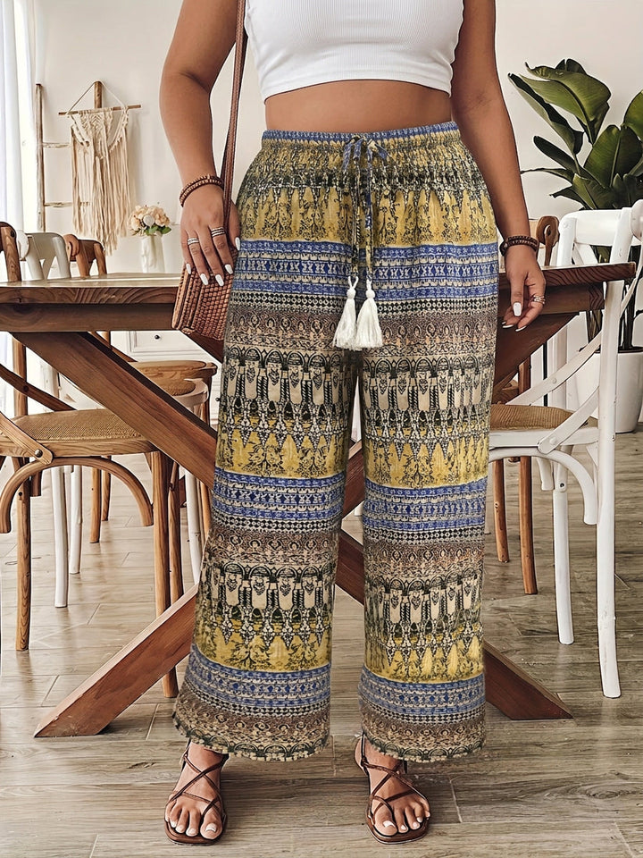 Ula | Bohemian Wide Leg Trousers