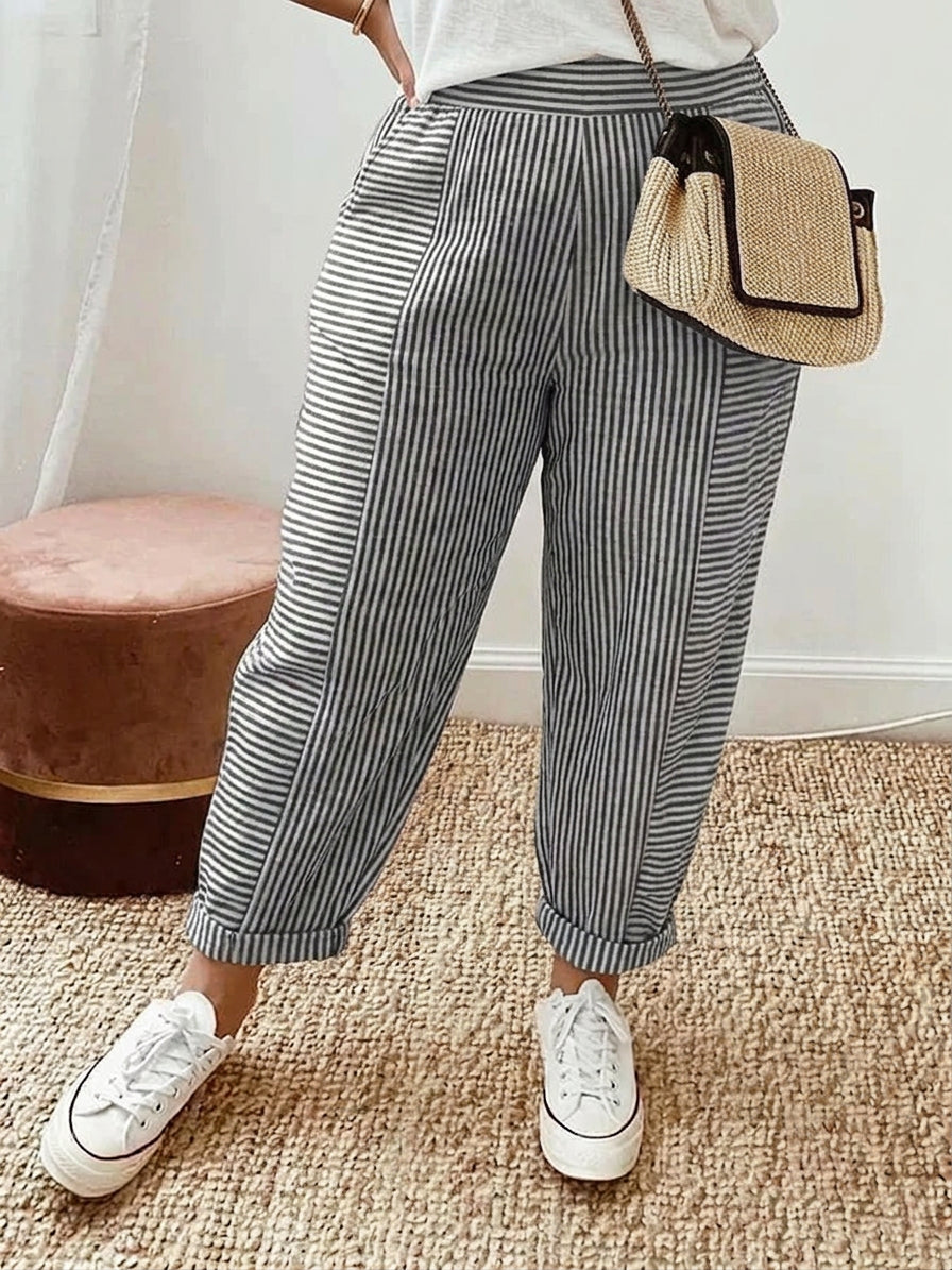 Daria | Striped Trousers