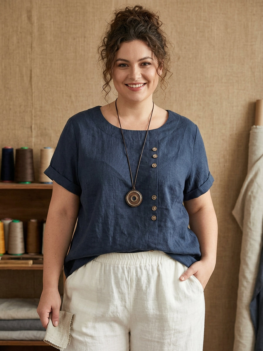 Nadya | Casual Cotton Blouse