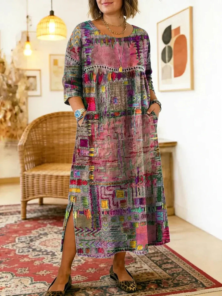 Kit | Printed Midi Dress