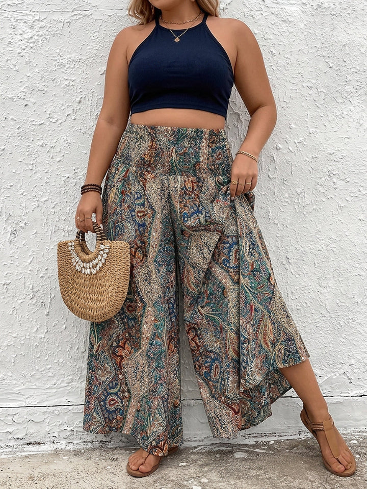 Ilse | Bohemian Wide Leg Trousers