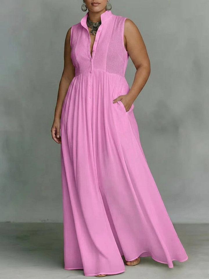 Vera French Dress: Elegant Ribbon-Tie Charm