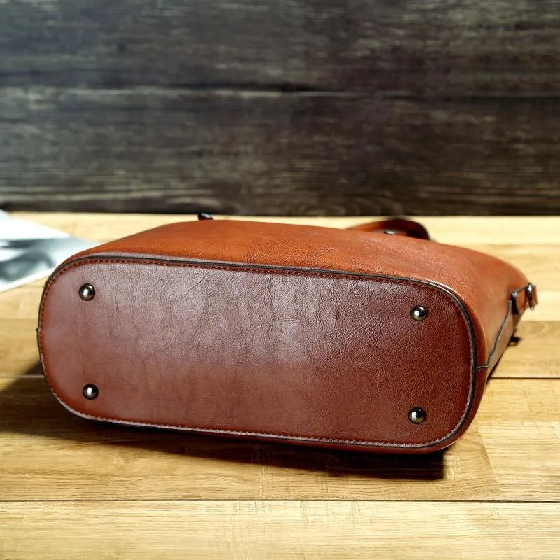 Katya - Vintage Leather Crossbody Bag
