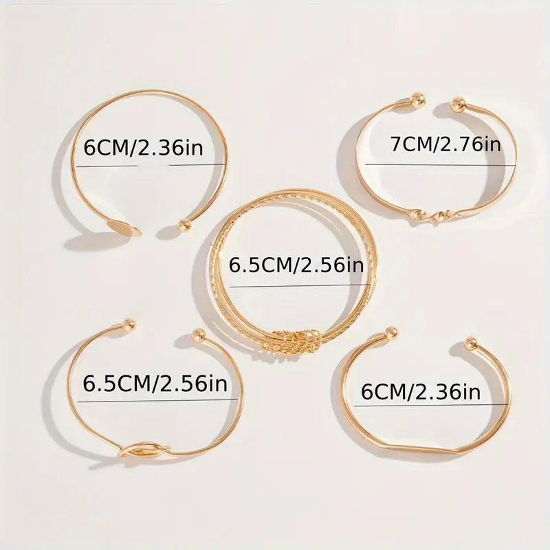 Winslow Elegance Bracelet Set | Gold