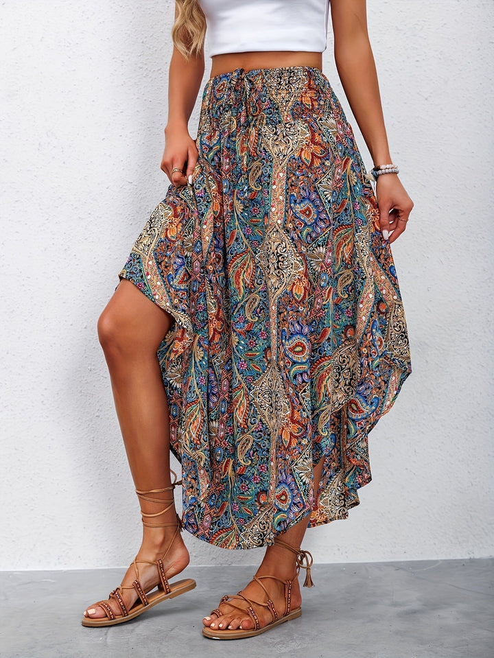 Cassia | Vibrant Midi Skirt
