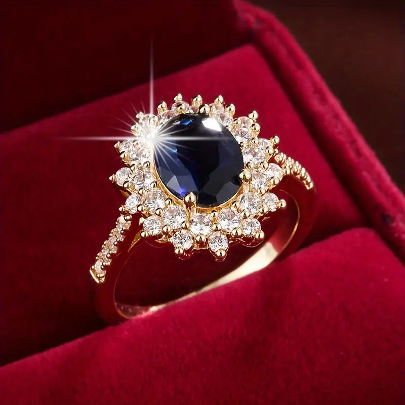 Verena Saphirae Ring | White Gold