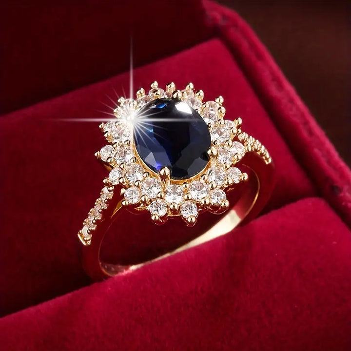 Verena Saphirae Ring | White Gold