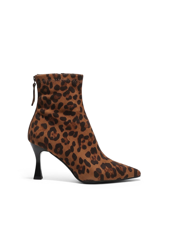Mable - Elegant Pointed Ankle Boots with Slim Heel