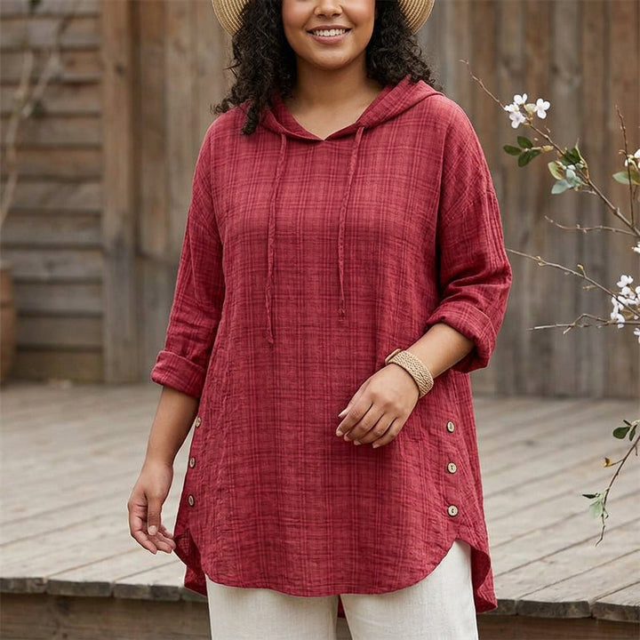 Amaya Checkered Hoodie: A Cozy Everyday Style