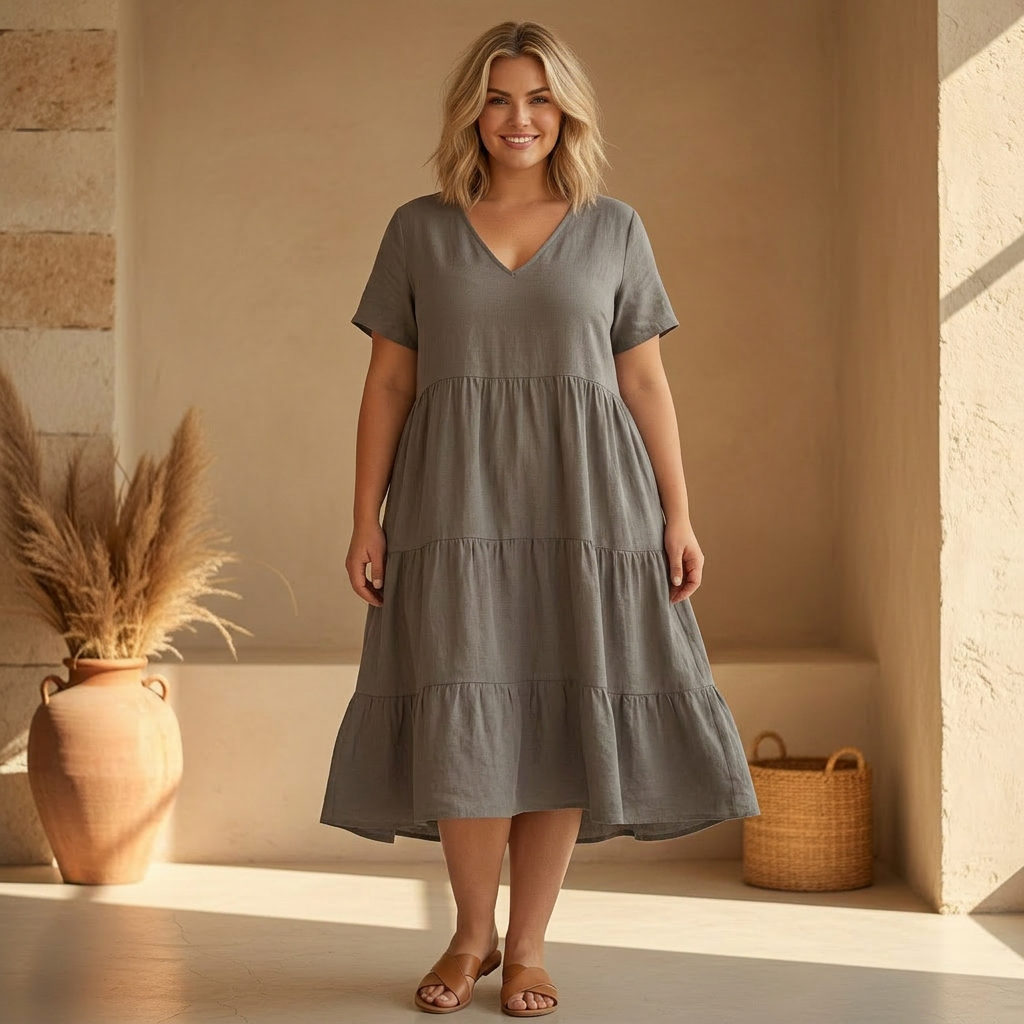 Beatrix - Casual Summer V-neck Dress