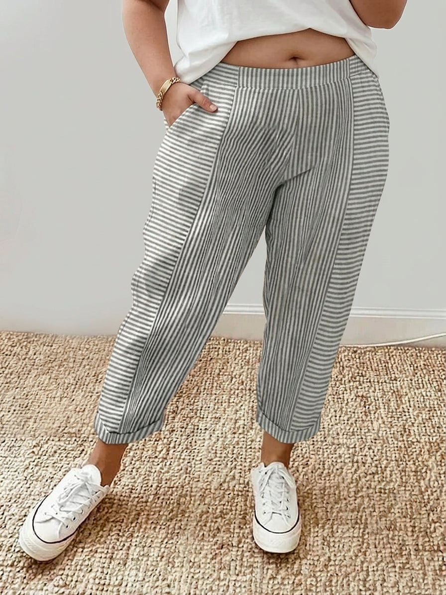 Daria | Striped Trousers