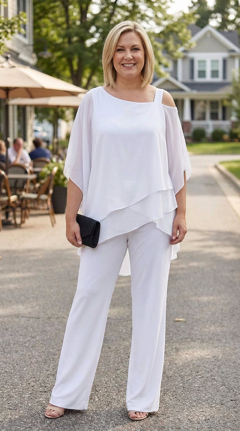 Amaya - Soft Drape Two-Piece Set