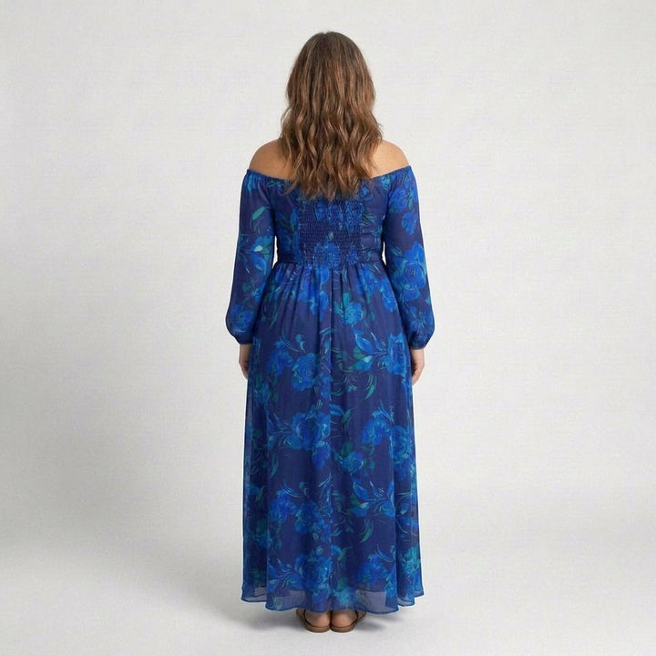 Beatrix | Off Shoulder Floral Maxi Dress