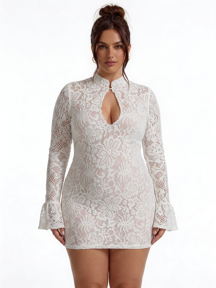 Sylvie - Lace Bodycon Mini Dress