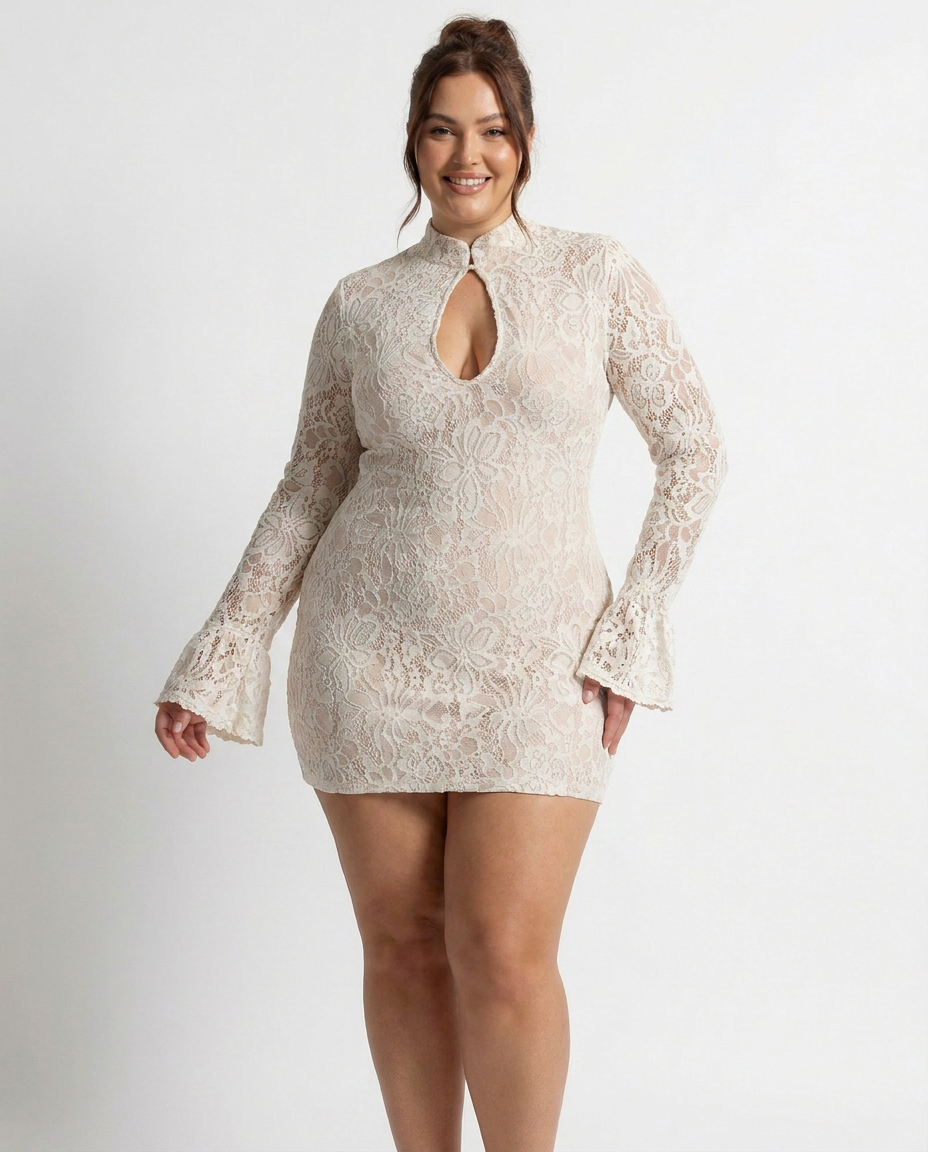 Sylvie - Lace Bodycon Mini Dress