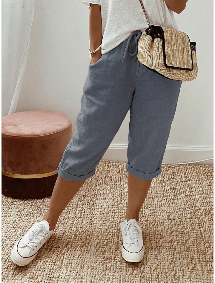 Eilwen | Relaxed Capri Trousers
