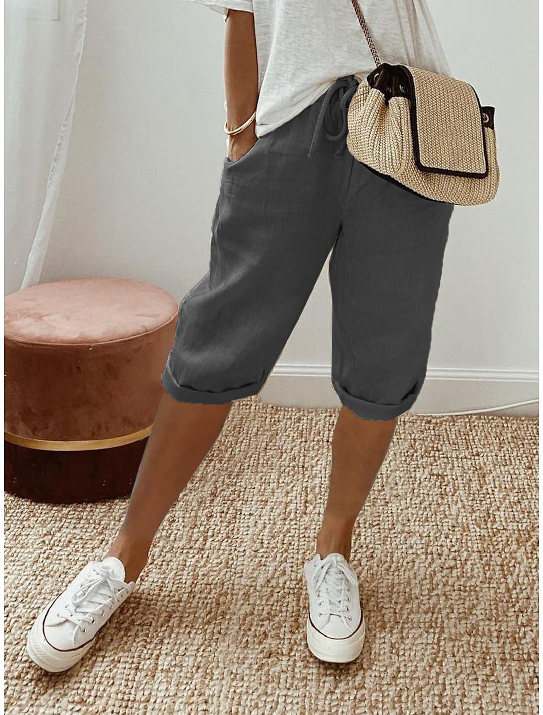 Eilwen | Relaxed Capri Trousers