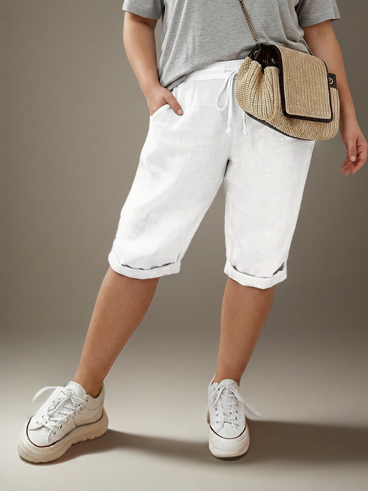 Adeline | Trousers with drawstring and side pockets