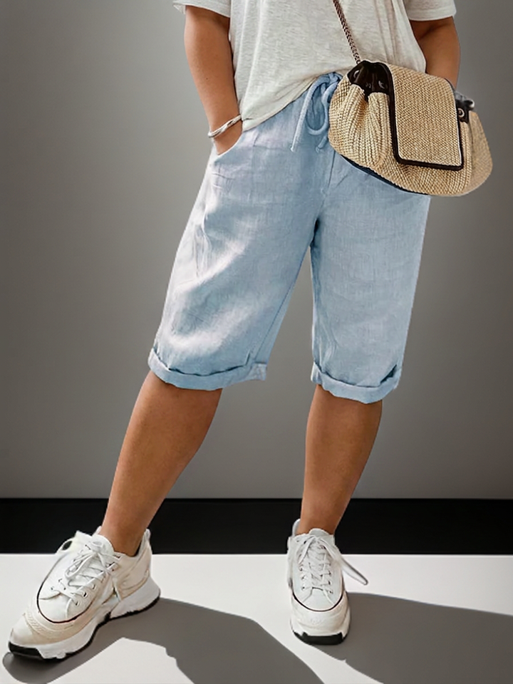 Adeline | Trousers with drawstring and side pockets