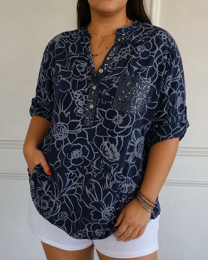 Camila | Elegant Blouse with Pocket