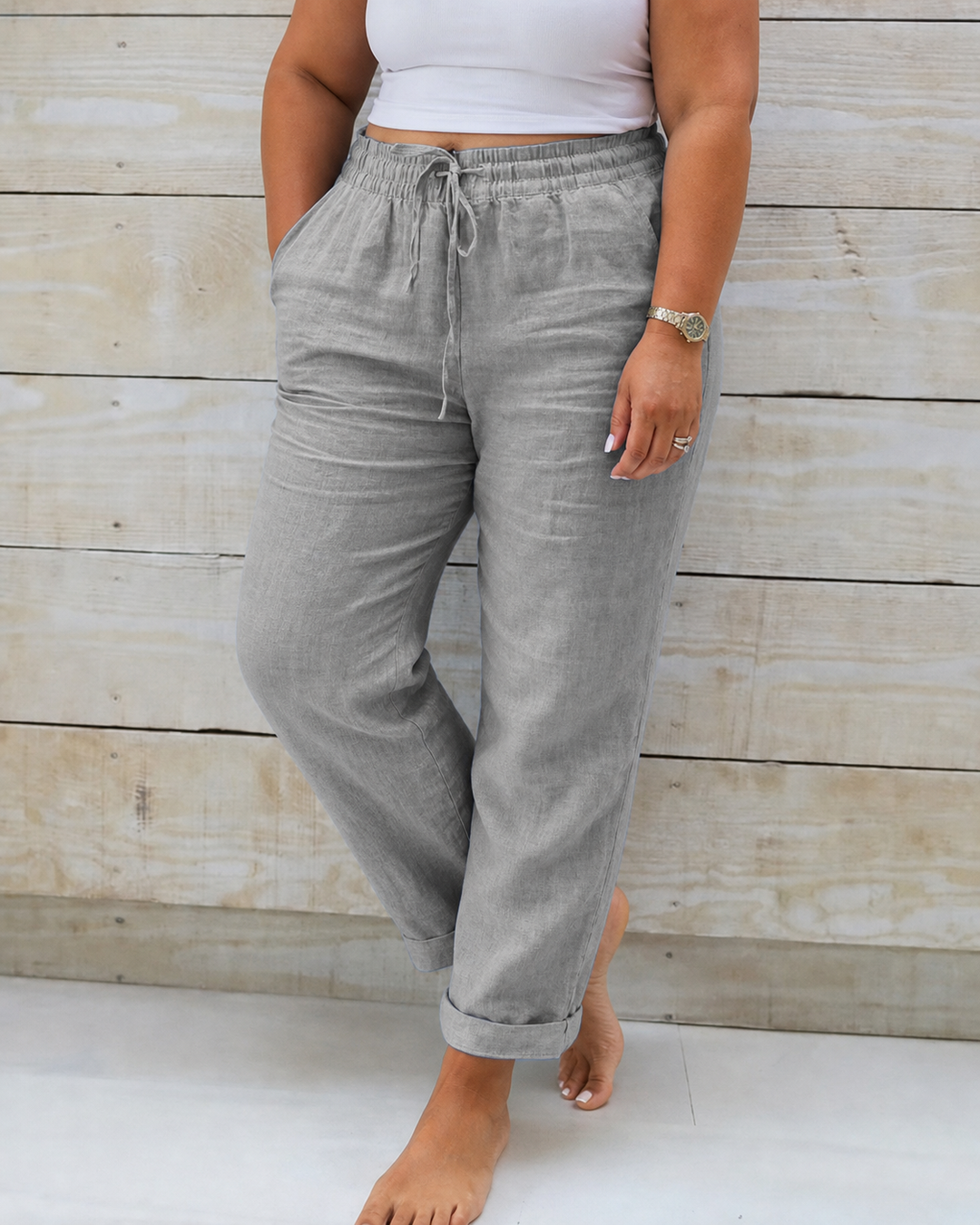 Aurora | Relaxed Drawstring Trousers
