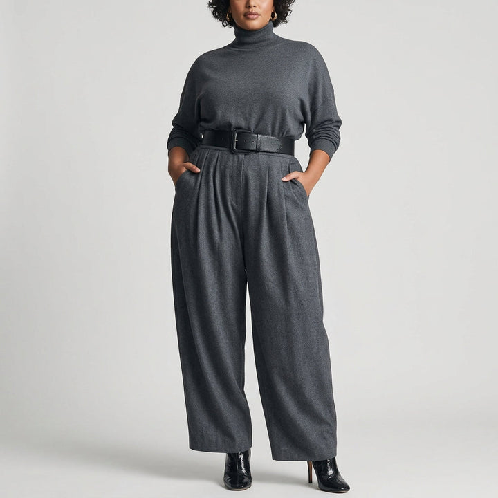 Aisha Jumpsuit with High Neck