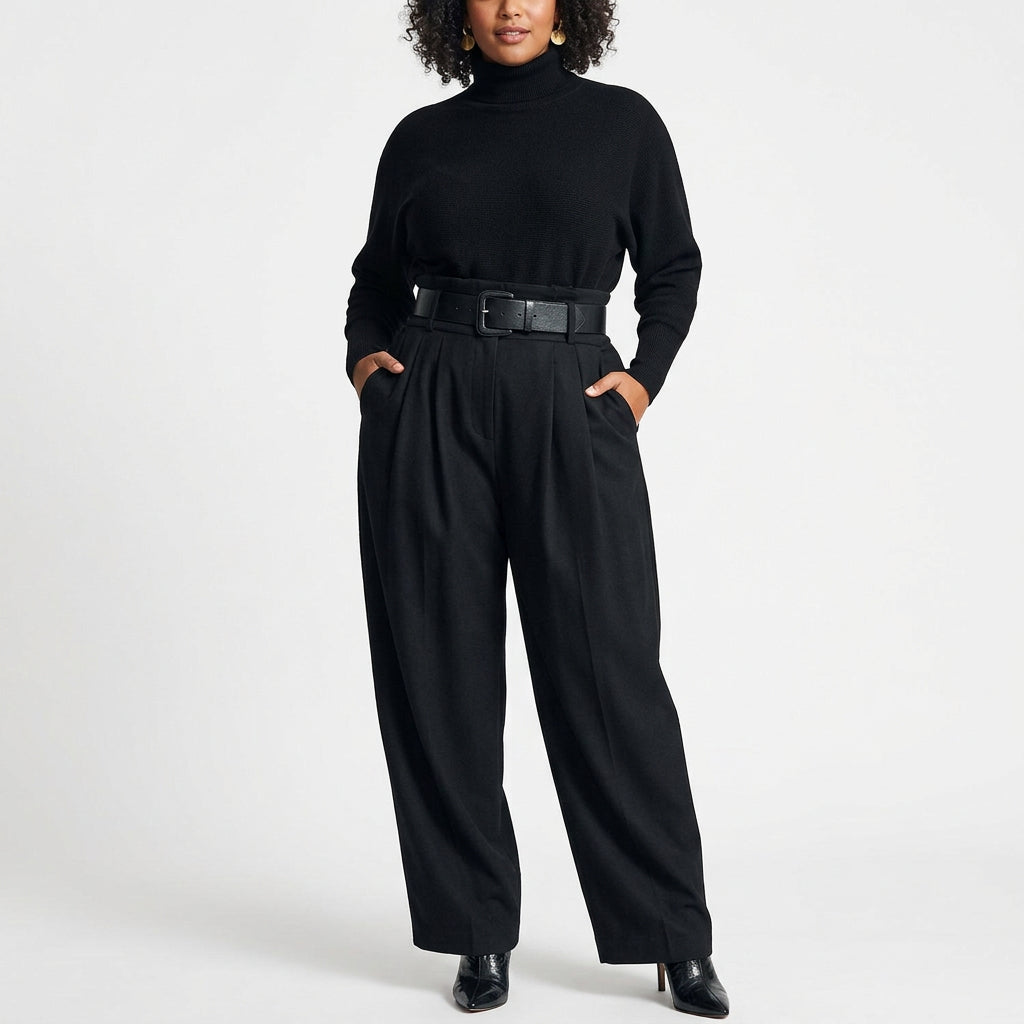 Aisha Jumpsuit with High Neck