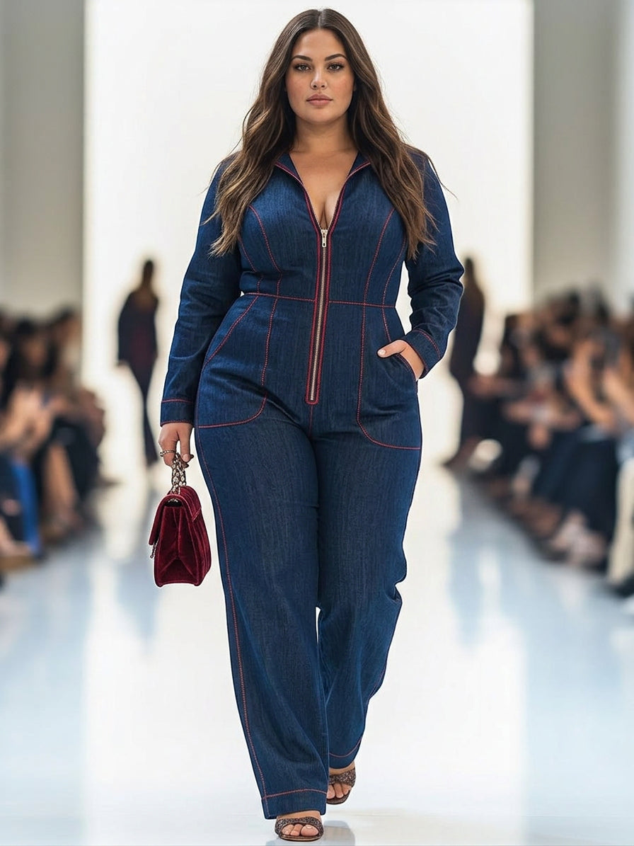 Rosa - Casual Wide Leg Jumpsuit