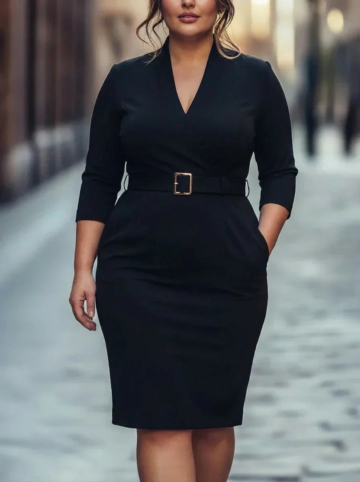Heledd | The Belted Power Maxi Dress