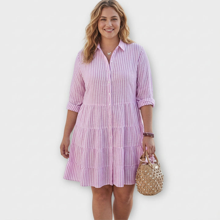 Layla - Striped Breezy Dress