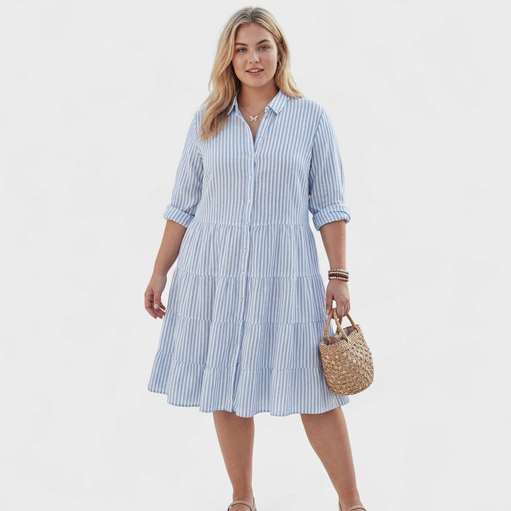 Layla - Striped Breezy Dress