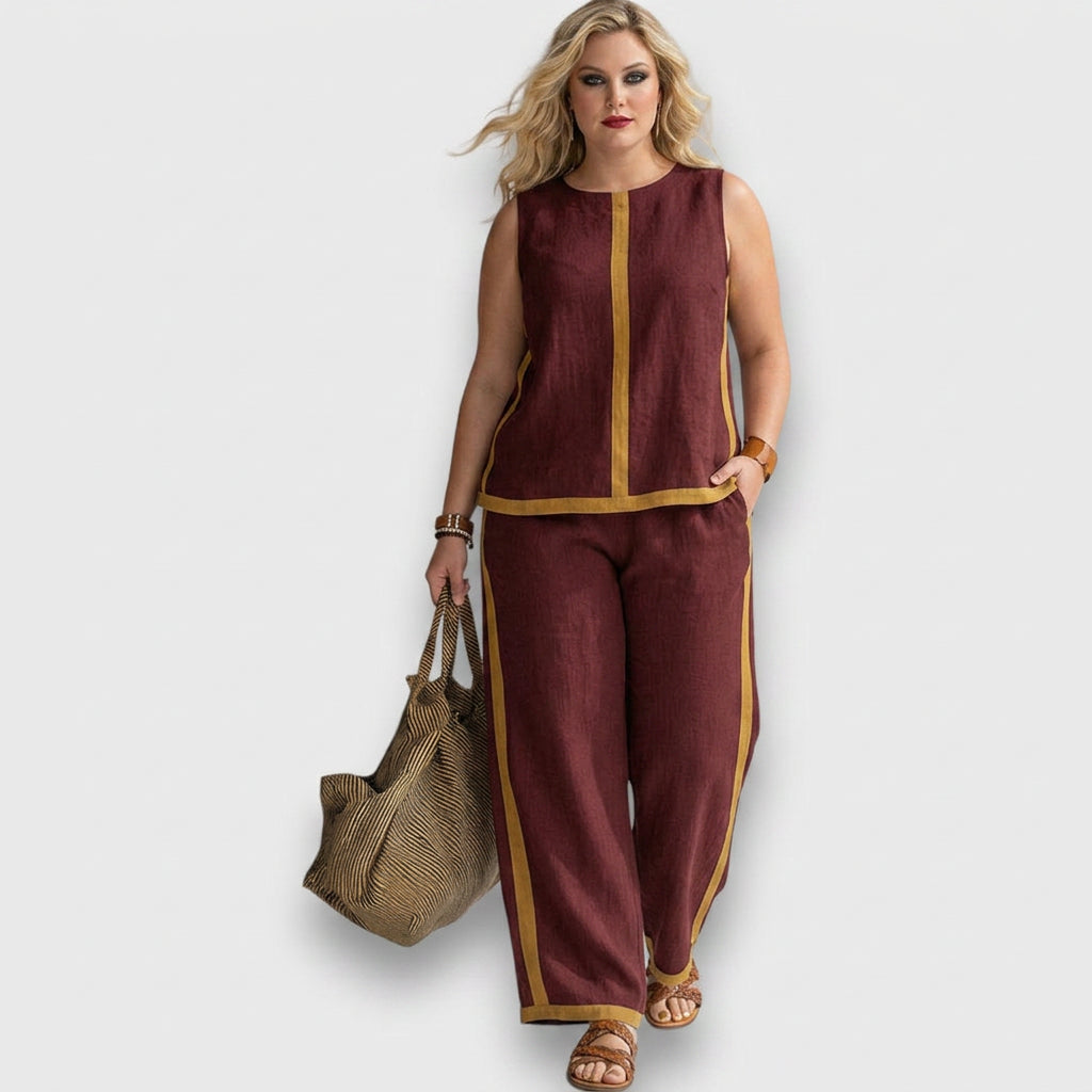 Selma - Linen Two-Piece Co-ord Set
