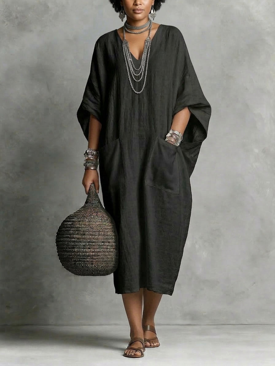 Iona | Relaxed Kaftan Maxi Dress