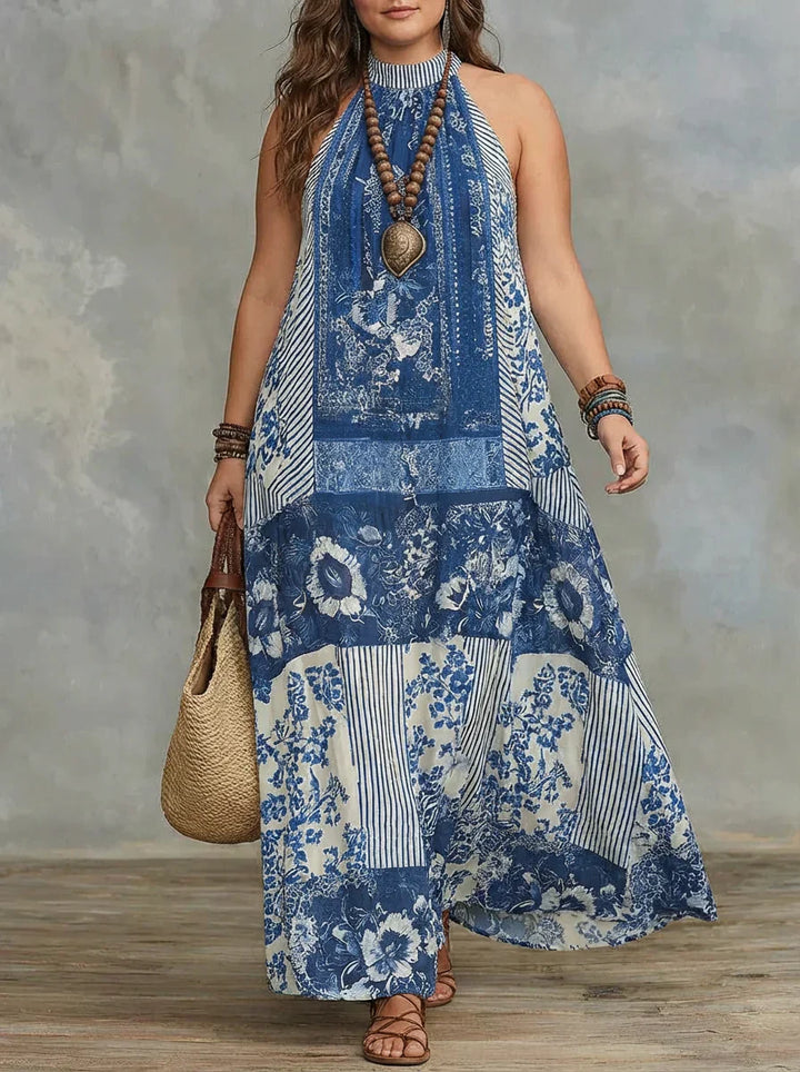 Ilse | Patchwork Maxi Dress
