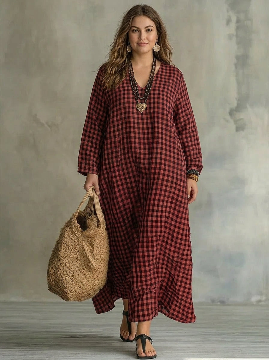 Bellamy | Check Maxi Dress