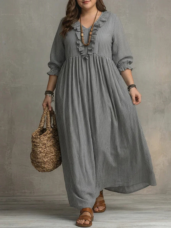Soraya | Boho Long Sleeve Maxi Dress
