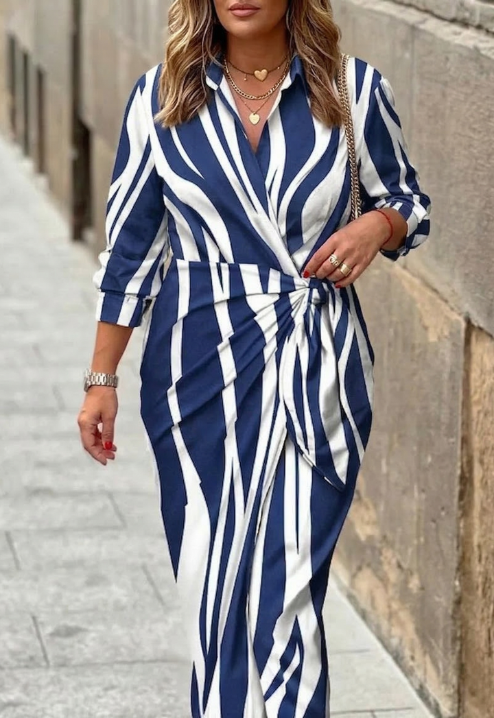 Marlowe - Printed Wrap Dress