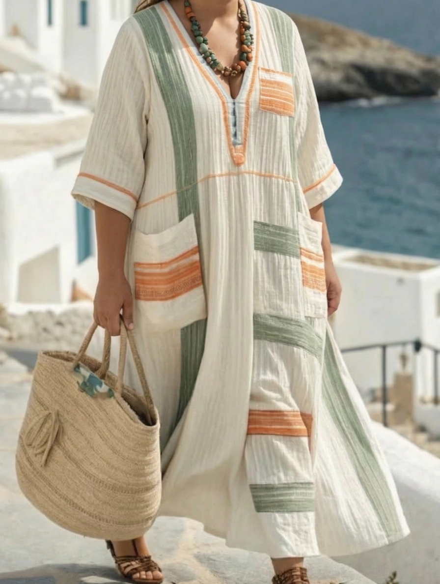 Lavinia Coastal Flow Dress