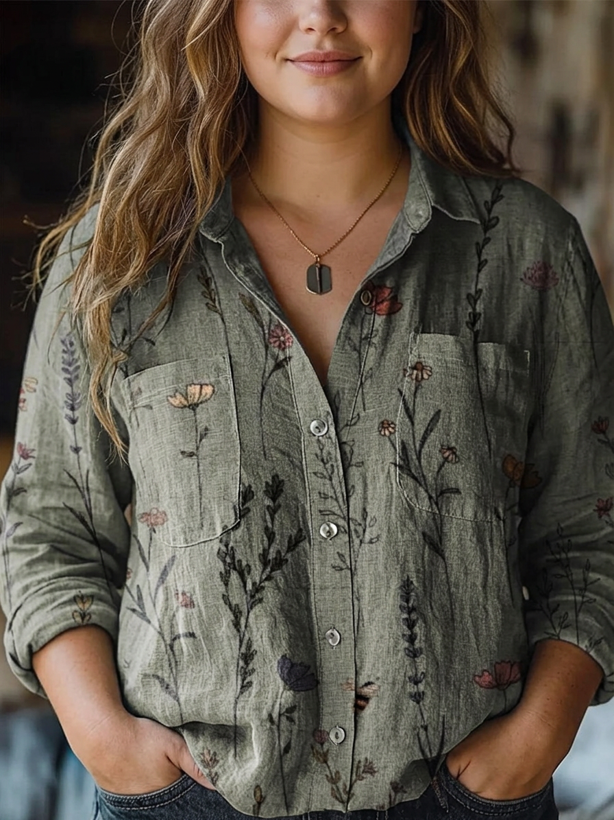 Etta | Vintage Style Spring Floral Pattern