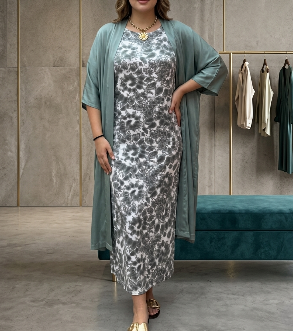 Harlow | Elegant Dress with Cardigan