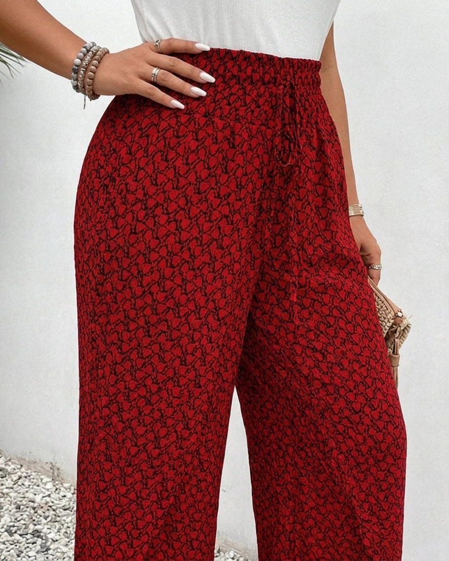 Fleur | Relaxed Wide Leg Trousers