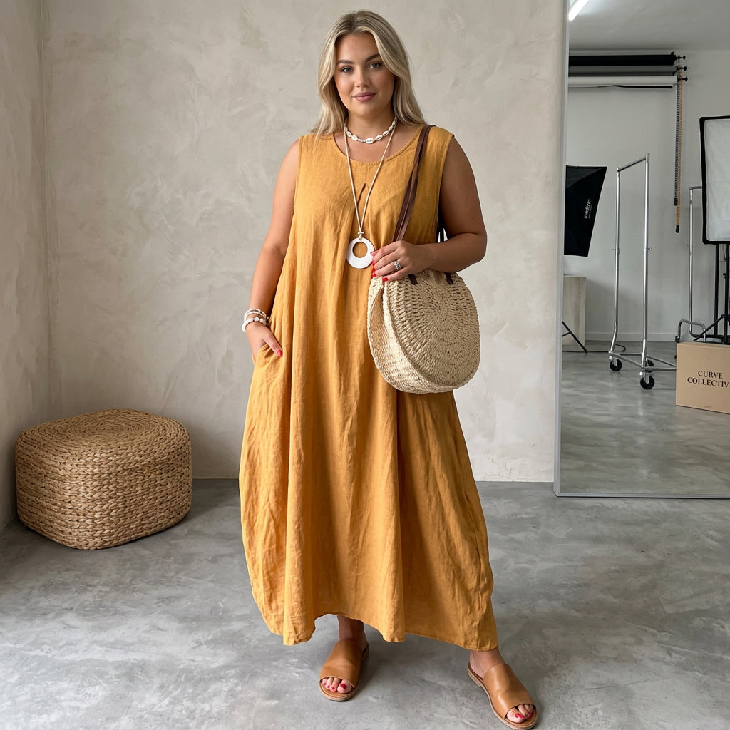 Elspeth - Relaxed Sleeveless Dress