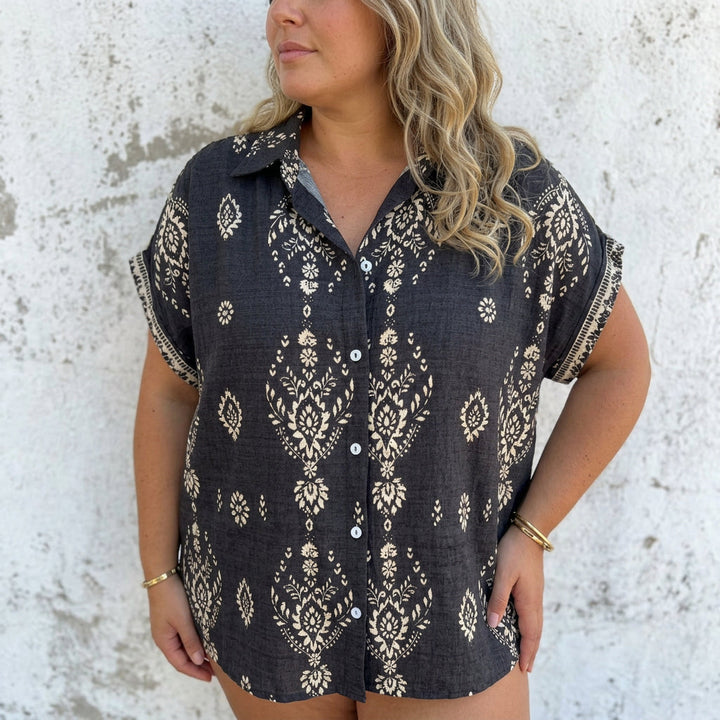 Lottie | Boho Dress Cotton-Linen