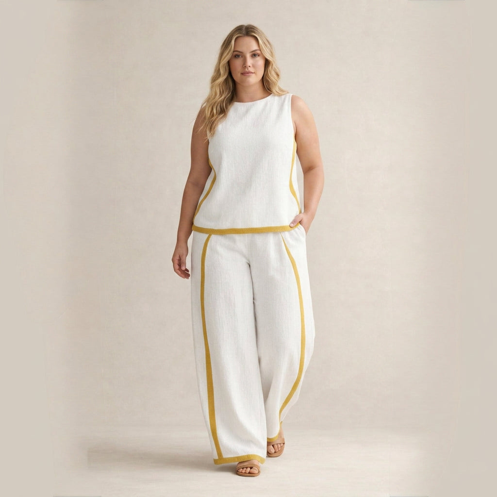 Pearl | Elegant Set with Wide Legs
