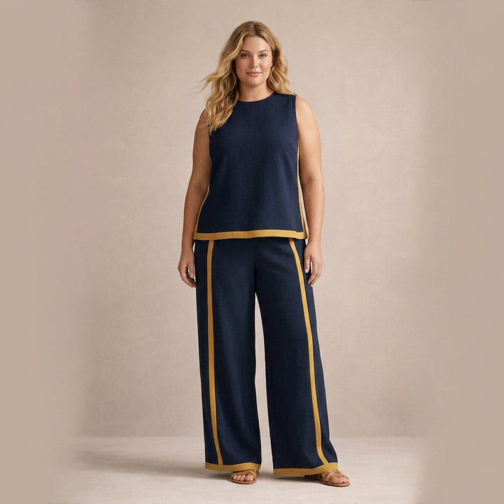 Pearl | Elegant Set with Wide Legs