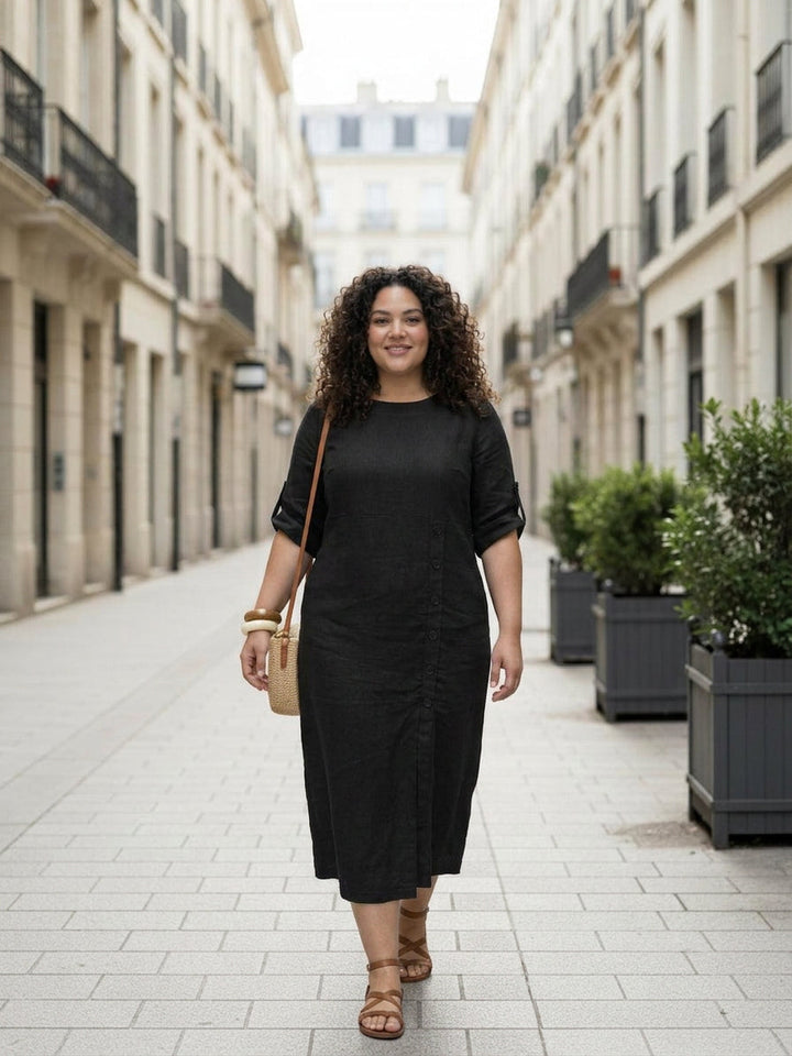 Esmé - Linen Elegance Dress