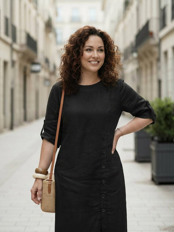 Esmé - Linen Elegance Dress